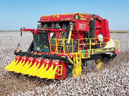 9001诚信金沙4MZD-6C/6D型自走式圆捆打包棉花收获机